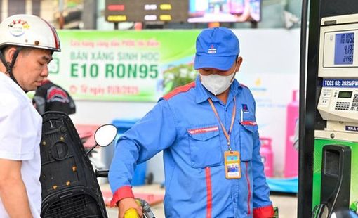 Giá xăng, dầu tăng từ 15h ngày 23/7