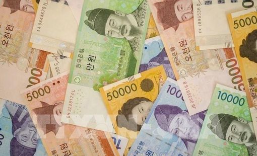 Đồng won tăng lên mức cao nhất 9 tháng