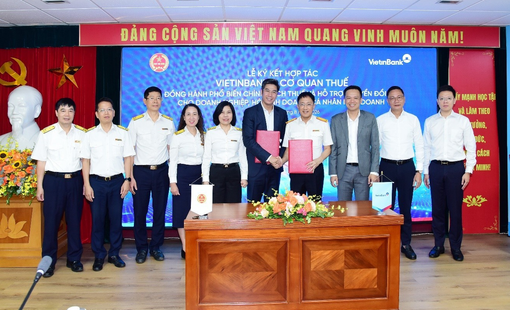 VietinBank ký kết hợp tác với Cục Thuế đồng hành cùng hộ kinh doanh, cá nhân kinh doanh, doanh nghiệp thúc đẩy chuyển đổi số