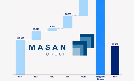 Tổng giá trị cổ phần của Masan tại MCH, MSR, MML, WinCommerce và Techcombank lớn cỡ nào?