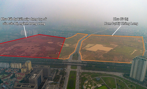 Hà Nội phê duyệt hồ sơ mời thầu KĐT hơn 20.000 tỷ, quy mô 75ha trên trục Đại lộ Thăng Long
