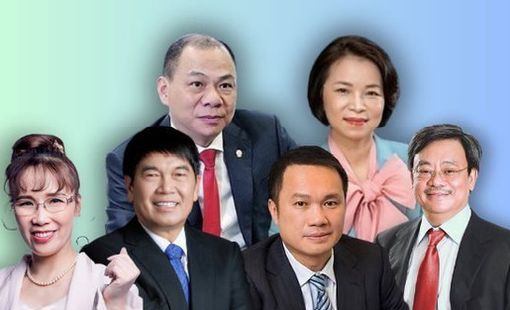 Tài sản vợ chồng tỷ phú Phạm Nhật Vượng chiếm gần 3/4 Top 20 người giàu nhất sàn chứng khoán Việt Nam