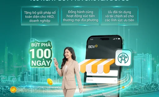 “100 ngày chuyển đổi số” tại Thủ đô: BIDV và những giải pháp trợ lực công nghệ, tài chính