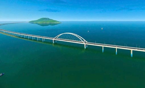 Huy động 1.000 người, 220 máy móc thi công, cây cầu vượt biển hơn 18km dài thứ ba Đông Nam Á của Việt Nam hiện có tiến độ ra sao?