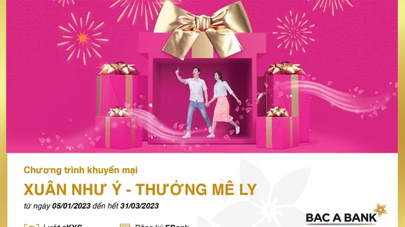 Đón Xuân như ý – Nhận tiền thưởng mê ly cùng BAC A BANK