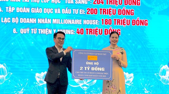 T&T Group ủng hộ 2 tỷ đồng hỗ trợ trẻ em có hoàn cảnh khó khăn
