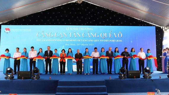 Cảng cạn Tân cảng Quế Võ chính thức vận hành