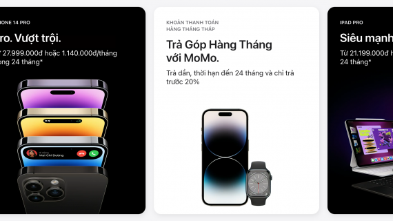 Cửa hàng trực tuyến Apple ở Việt Nam vừa ra mắt sáng nay có gì hot?