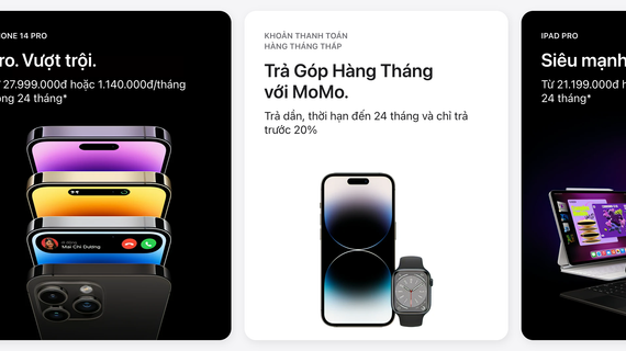 Cửa hàng trực tuyến Apple ở Việt Nam vừa ra mắt sáng nay có gì hot?