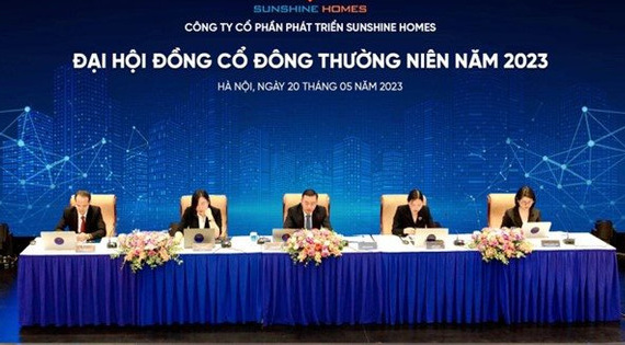 ĐHĐCĐ Sunshine Homes: Đặt mục tiêu 450 tỷ LNST năm 2023, tập trung phát triển các dự án lớn tại Hà Nội và TP. HCM