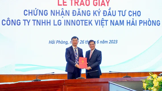 LG Innotek tăng vốn thêm hơn 1 tỷ USD vào Hải Phòng