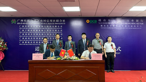 OCB ký kết hợp tác thanh toán biên mậu
