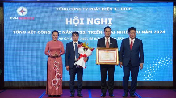 Sản lượng điện sản xuất năm 2023 của EVNGENCO3 đạt 29,5 tỷ kWh
