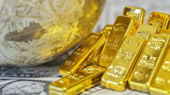 Giá vàng thế giới đang 