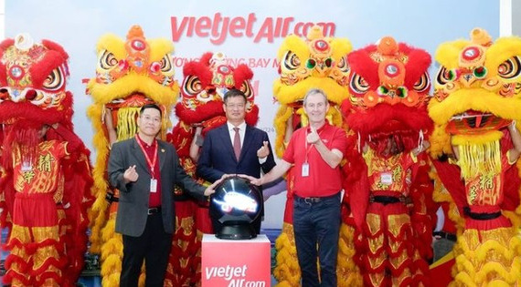 Vietjet khai trương đường bay TP. Hồ Chí Minh - Thành Đô (Trung Quốc)