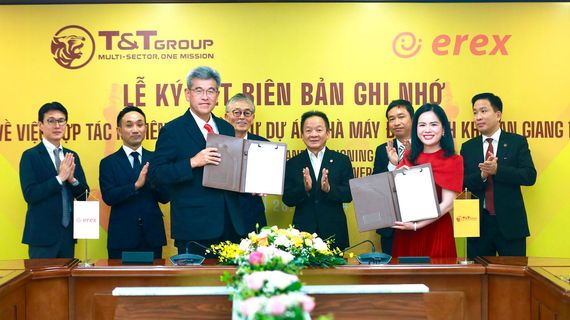 T&T Group và tập đoàn Erex (Nhật Bản) hợp tác phát triển nhà máy điện sinh khối tại An Giang