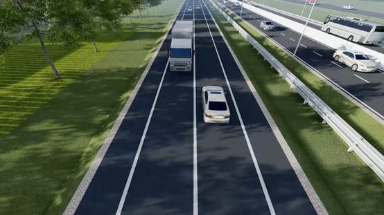 Đường song hành Vành đai 4 dài 58km gồm 6 làn xe đi qua 7 quận, huyện của Hà Nội dự kiến hoàn thành vào quý 4 năm nay