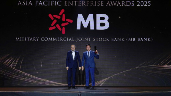 MB lần thứ sáu liên tiếp được vinh danh “Doanh nghiệp xuất sắc châu Á” năm 2025
