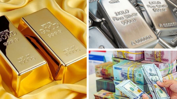 Vàng SJC tiến sát mốc 158 triệu đồng/lượng