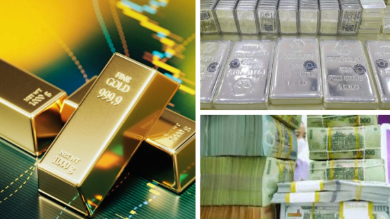 Giá vàng tăng nhẹ, đồng USD thị trường tự do tiếp tục đi lên