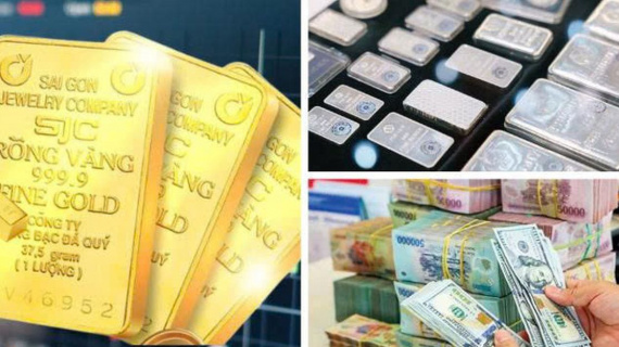 Giá vàng “đứng yên” ngày đầu tuần, đồng USD tăng nhẹ