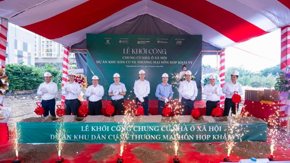Khởi công xây dựng hơn 300 căn nhà ở xã hội tại phường Phú Thuận, TP.HCM