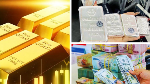 Giá vàng trong nước và thế giới tăng phiên đầu tuần