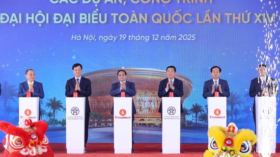 Khởi công, khánh thành 564 dự án với tổng vốn hơn 5 triệu tỷ đồng trong năm 2025