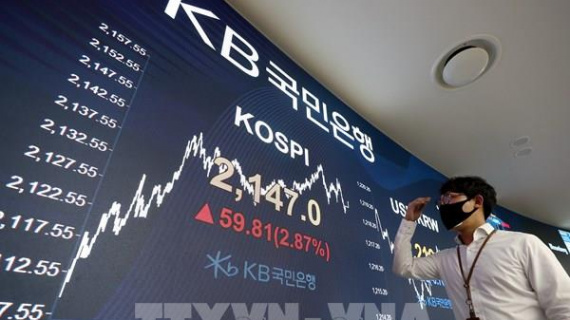 Thị trường chứng khoán châu Á chờ đợi biên bản cuộc họp của Fed