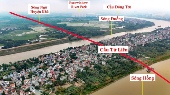 Đầu tuần tới, Hà Nội họp chốt chủ trương xây 3 cây cầu vượt sông Hồng hơn 45.000 tỷ đồng, bao gồm cả cầu Tứ Liên do Vingroup đề xuất xây dựng