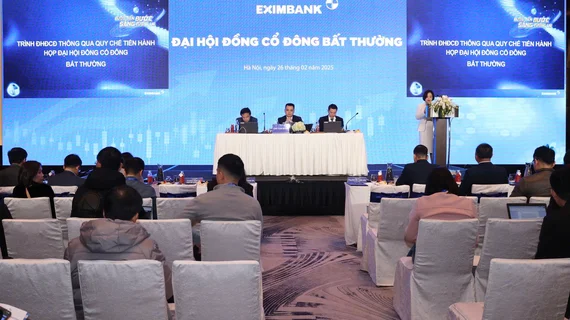 ĐHĐCĐ Eximbank: Bầu bổ sung 3 thành viên Ban Kiểm soát, đang tiến hành các bước để chuyển trụ sở