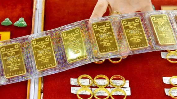 Giá vàng SJC tăng gần nửa triệu đồng/lượng
