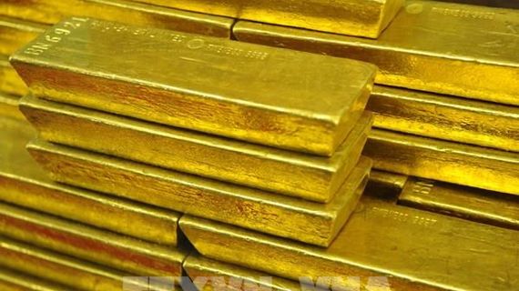Giá vàng thế giới tăng 6% trong tuần qua