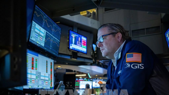 Phố Wall mất đà tăng do lo ngại căng thẳng Trung Đông