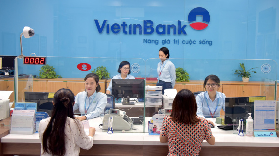 6 tháng, tăng trưởng tín dụng của VietinBank đã đạt 10%