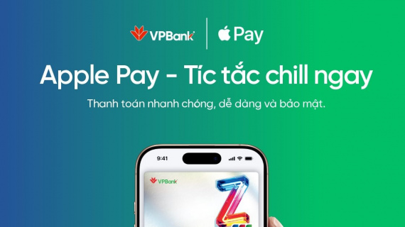 VPBank triển khai Apple Pay cho chủ thẻ VPBank JCB