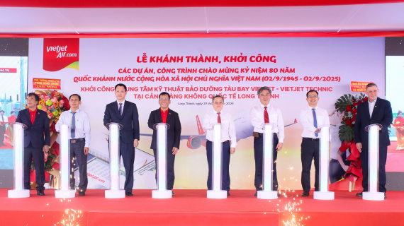 Công trình Vietjet tại Long Thành: Dấu mốc chiến lược chào mừng 80 năm Quốc khánh