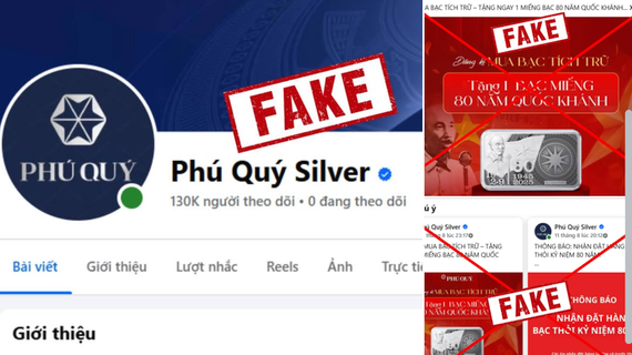 Phú Quý: “Fanpage giả mạo bán thỏi bạc 80 năm Quốc khánh rất tinh vi”