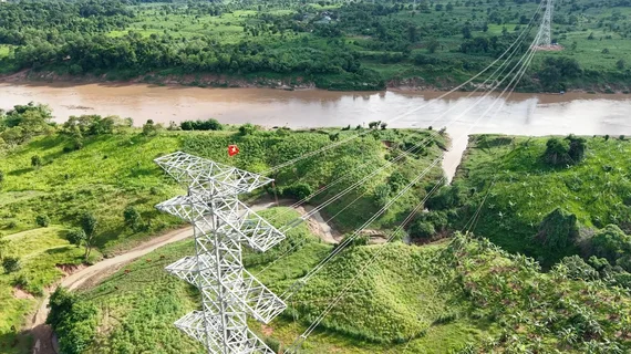 Tập đoàn T&T hoàn thành đường truyền tải điện xuyên biên giới, đưa điện từ Lào về Việt Nam