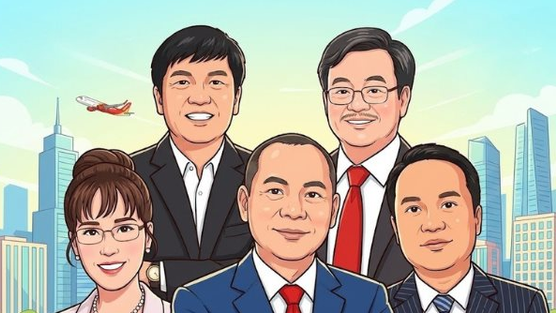 Top 10 người giàu nhất sàn chứng khoán 2025: 3 trong 4 người có tài sản tăng bằng lần đến từ Vingroup, ông Phạm Nhật Vượng bằng 140 người tiếp theo cộng lại