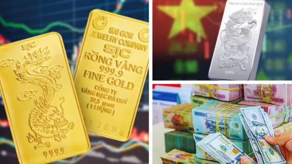 Giá vàng và bạc bật tăng mạnh ngày cuối tuần