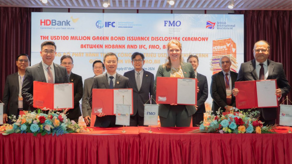 HDBank phát hành thành công 100 triệu USD trái phiếu xanh quốc tế
