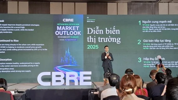 CBRE: Bất động sản TP. Hồ Chí Minh 2025 minh bạch hơn, nguồn cung phục hồi