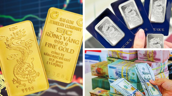 Thị trường vàng bạc lập đỉnh lịch sử sau động thái thuế quan của Mỹ