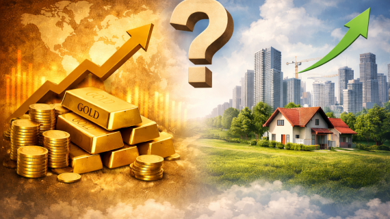 Có nên “chốt lời” vàng để đầu tư bất động sản?