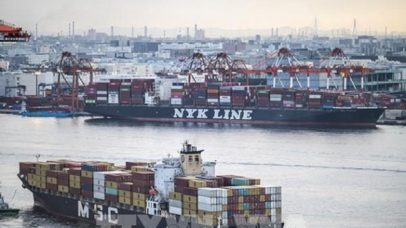 Xuất khẩu của Nhật Bản tăng trưởng bất chấp ảnh hưởng từ thuế quan Mỹ