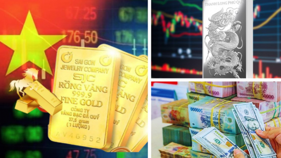 Giá vàng bạc lập đỉnh mới, tăng mạnh ngay phiên đầu tuần