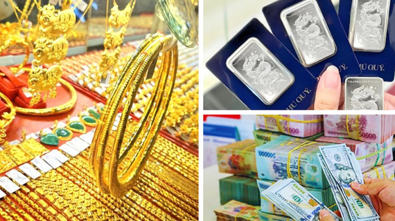 Giá vàng neo cao, bạc vượt mốc 114 triệu/kg