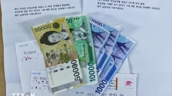Đồng won lập đỉnh 18 năm so với đồng yen