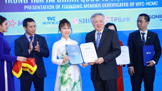 Thành viên sáng lập Trung tâm Tài chính Quốc tế Việt Nam là những ngân hàng, tổ chức tài chính nào?